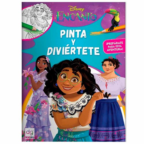 Libro Infantil DISTRIBUIDORA GRÁFICA Pinta y Diviertete con Encanto