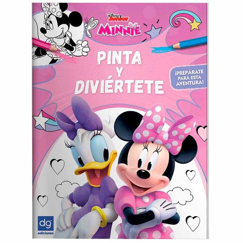 Libro Infantil DISTRIBUIDORA GRÁFICA Pinta y Diviertete con Minnie