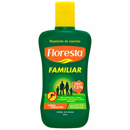 Repelente de Insectos en Crema FLORESTA Familiar Frasco 120g