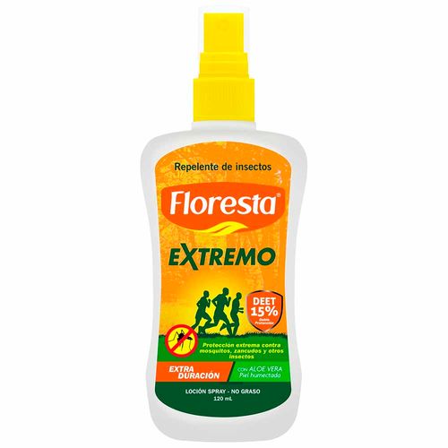 Repelente de Insectos en Spray FLORESTA Extremo Frasco 120ml