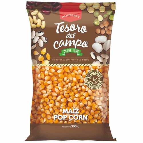 Maíz Pop Corn TESORO DEL CAMPO Bolsa 500g