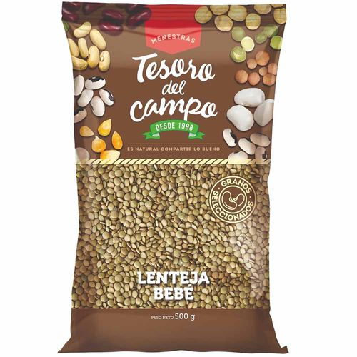 Lenteja Bebé TESORO DEL CAMPO Bolsa 500g