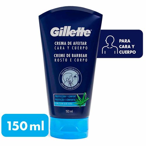 Crema para Afeitar Cara y Cuerpo GILLETTE Corporal Frasco 150g