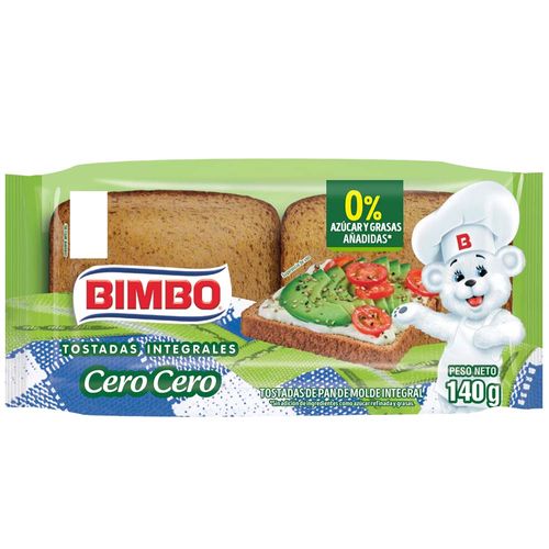 Totadas Integrales BIMBO Cero Cero Bolsa 140g