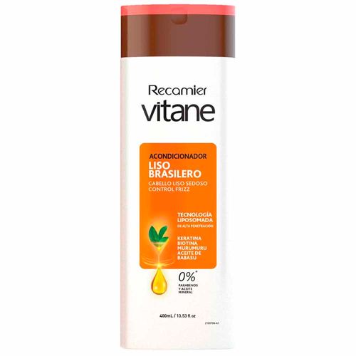 Acondicionador VITANE Liso Brasilero Frasco 400ml