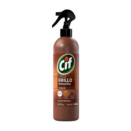 Limpiador Cif Ultra Brillo Original Gatillo 400ml