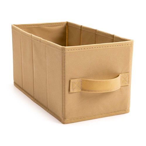 Caja organizadora de tela Pequeña 15x15 Camel