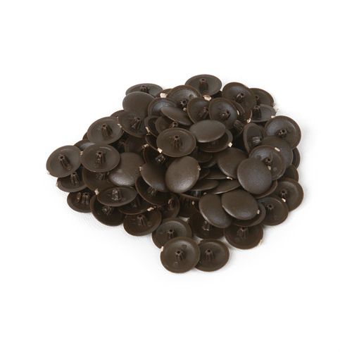 Tapa para tornillo a presión Wengue x 100 unidades