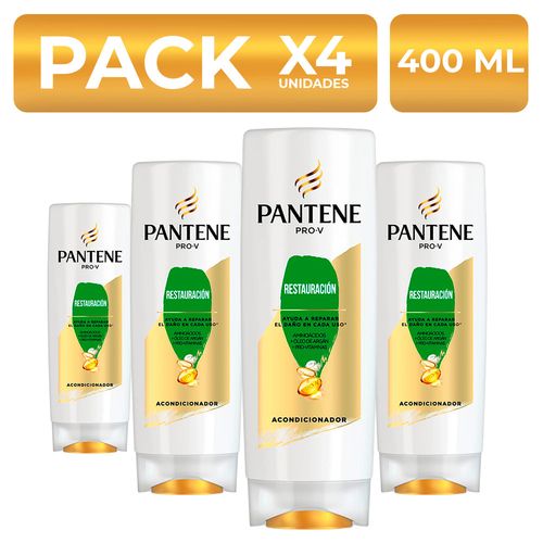 Acondicionador Pantene Pro-V Restauración 400ml PackX4