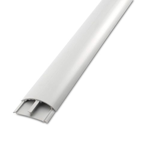 Canaleta para piso sin adhesivo Gris 60x13mm