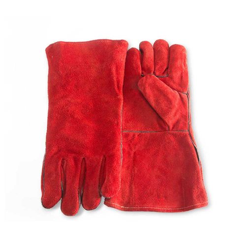 Guante para soldador Rojo 14"