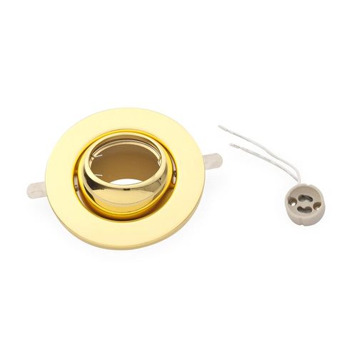 Spot para dicroico Ojo de Buey Lightech 11cm Dorado