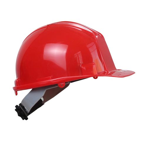 Casco de seguridad Jockey 4 puntas con Rachet Rojo