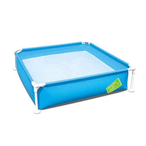 Piscina Estructural Cuadrada Bestway Frame Pool 365L 122x122x30cm Azul