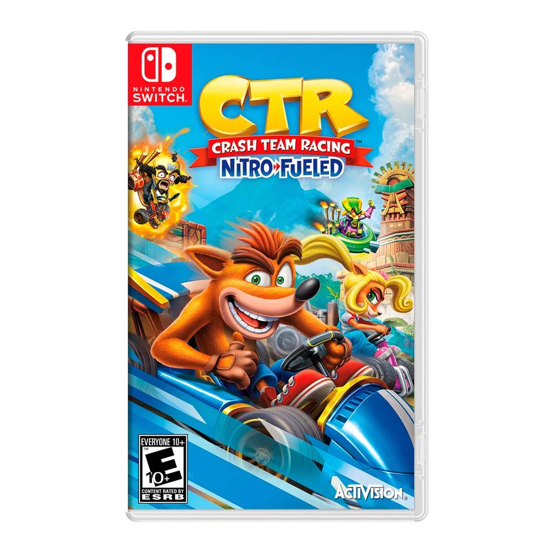 Consola-Nintendo-Switch-Modelo-Oled-Blanco---Mario-Party-Superstar---Crash-Team-Racing