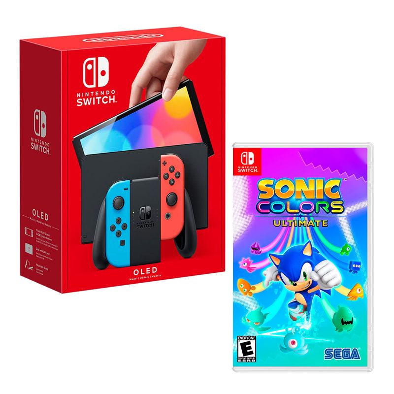 Consola-Nintendo-Switch-Modelo-Oled-Neon---Sonic-Colors