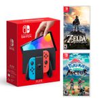 Consola-Nintendo-Switch-Modelo-Oled-Neon---Zelda-Breath-of-the-wild---Pokemon-Legends-Arceus