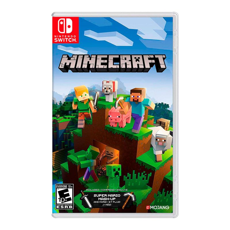 Consola-Nintendo-Switch-Modelo-Oled-Blanco---Minecraft