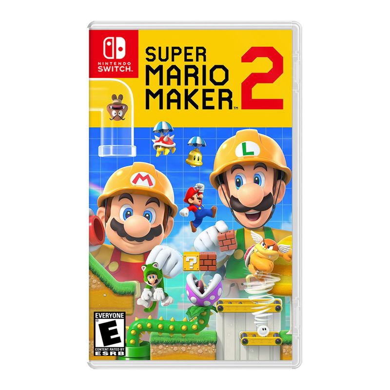 Consola-Nintendo-Switch-Modelo-Oled-Blanco---Mario-Maker-2