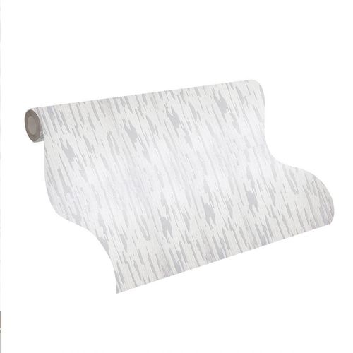 Papel lavable Labrado Plateado 0.53x9.5 metros