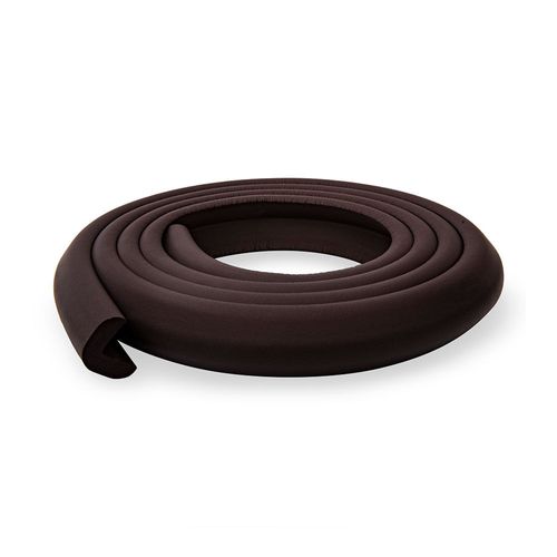 Rollo protector de cantos acolchado negro x2 metros