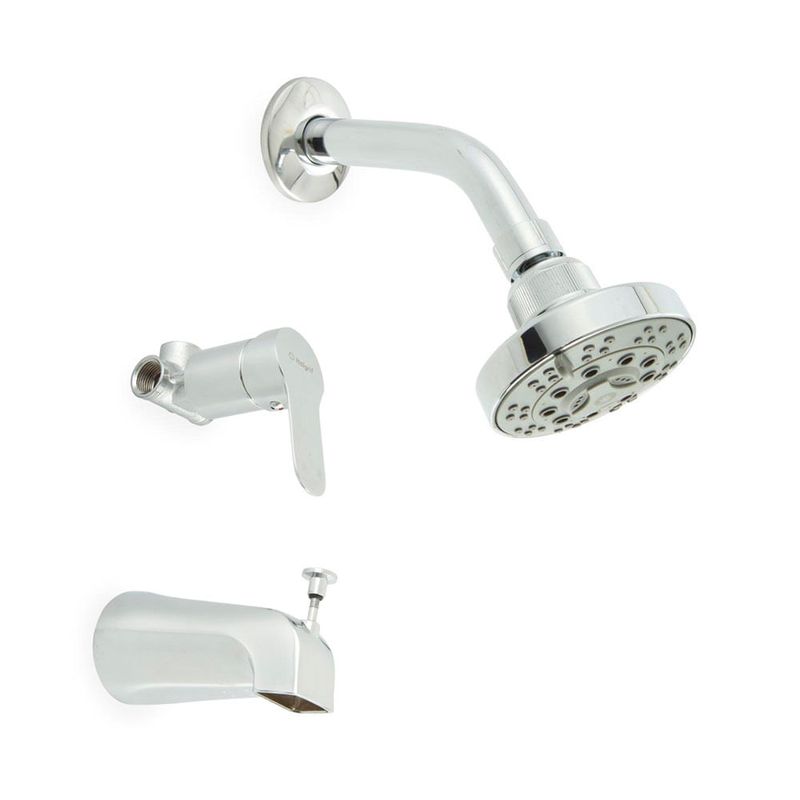 Mezcladora Monocomando para ducha-tina Tahiti con salida Tecno