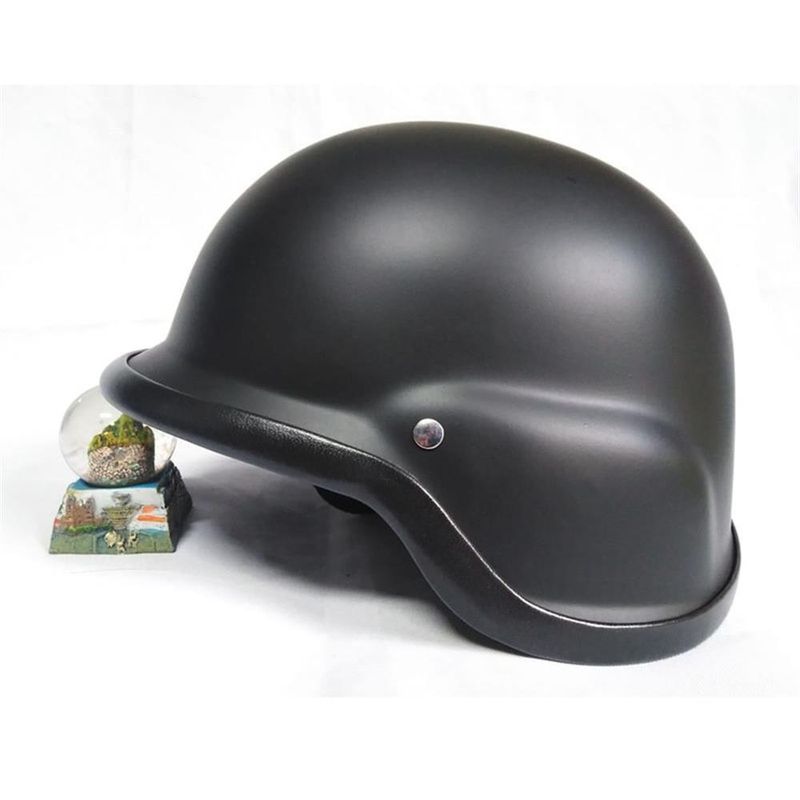 Casco de moto Tipo aleman en negro mate Talla Standar Abarca la M L XL Shopstar