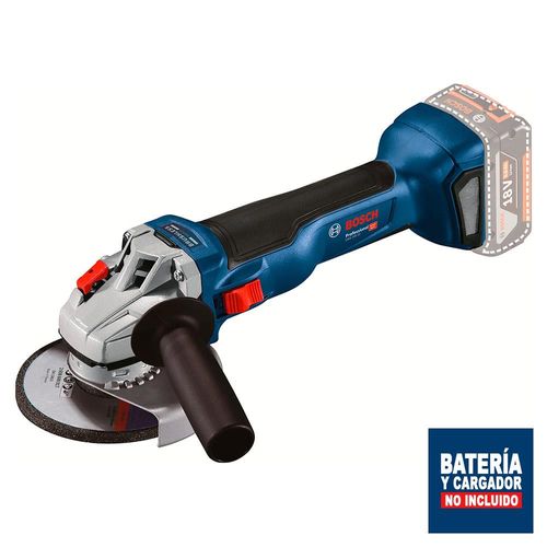 Amoladora Esmeril Inalámbrica Bosch 18V GWS 18V-10 5" sin Batería ni Cargador