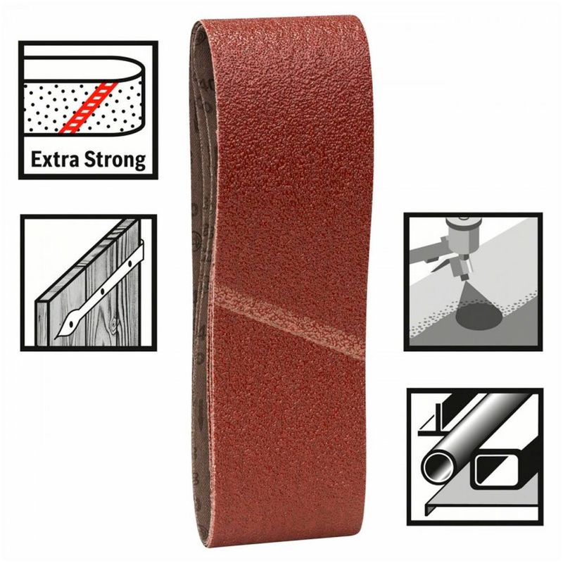 Lija-de-Banda-Bosch-3-X21--Gr80-X3U-Best-for-Wood
