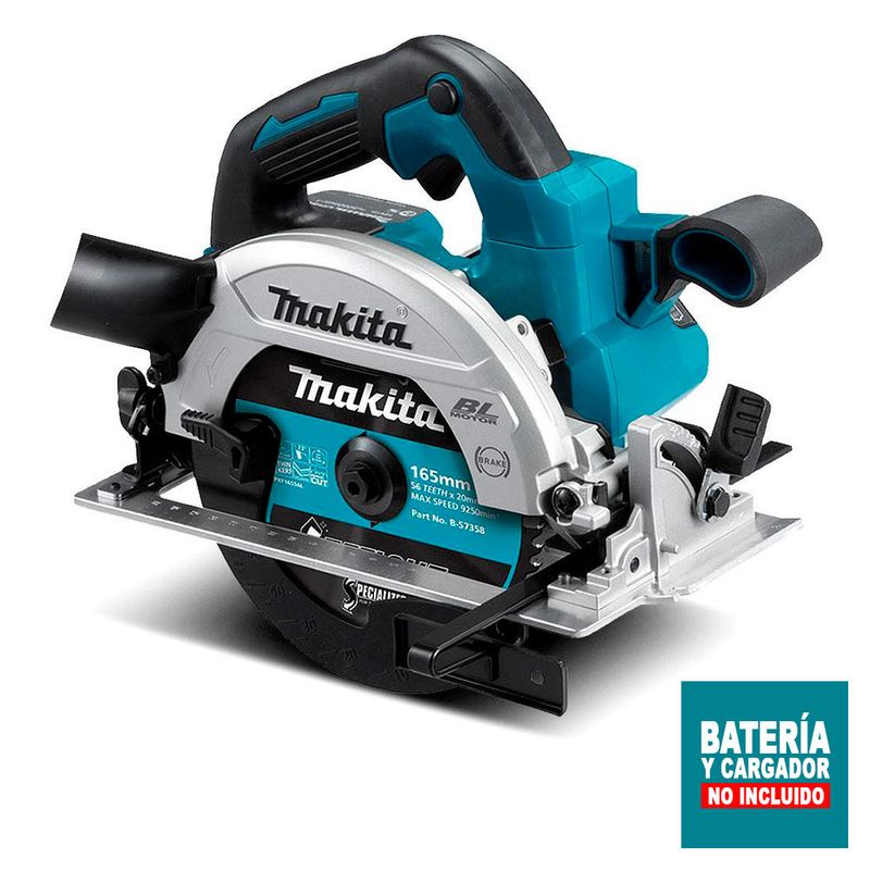 Sierra-Circular-Inalambrica-Makita-BL-ADT-18V-6-1-2--5000-RPM-DHS660Z-sin-Bateria-ni-Cargador