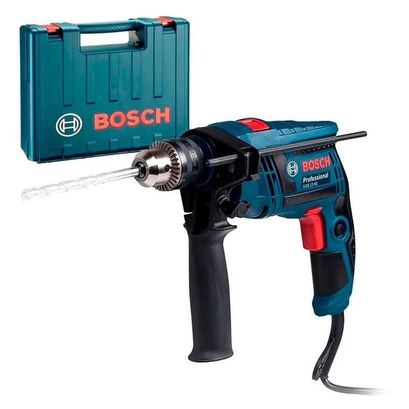 Taladro-Percutor-Electrico-Bosch-650W-GSB-13-RE-Bosch---Maletin