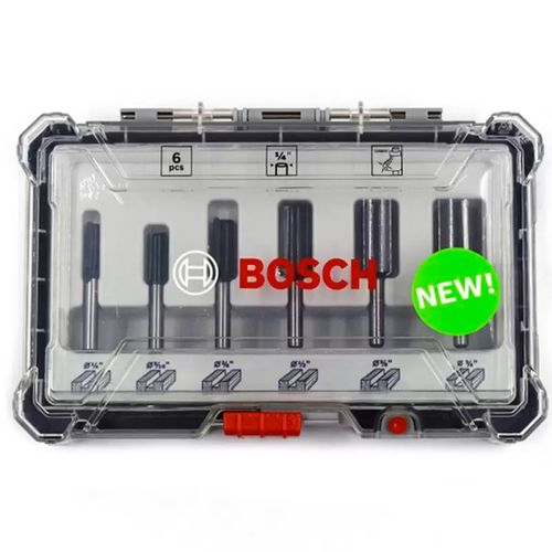 Set de Fresas Bosch 6 Piezas 1/4" Nuevo!