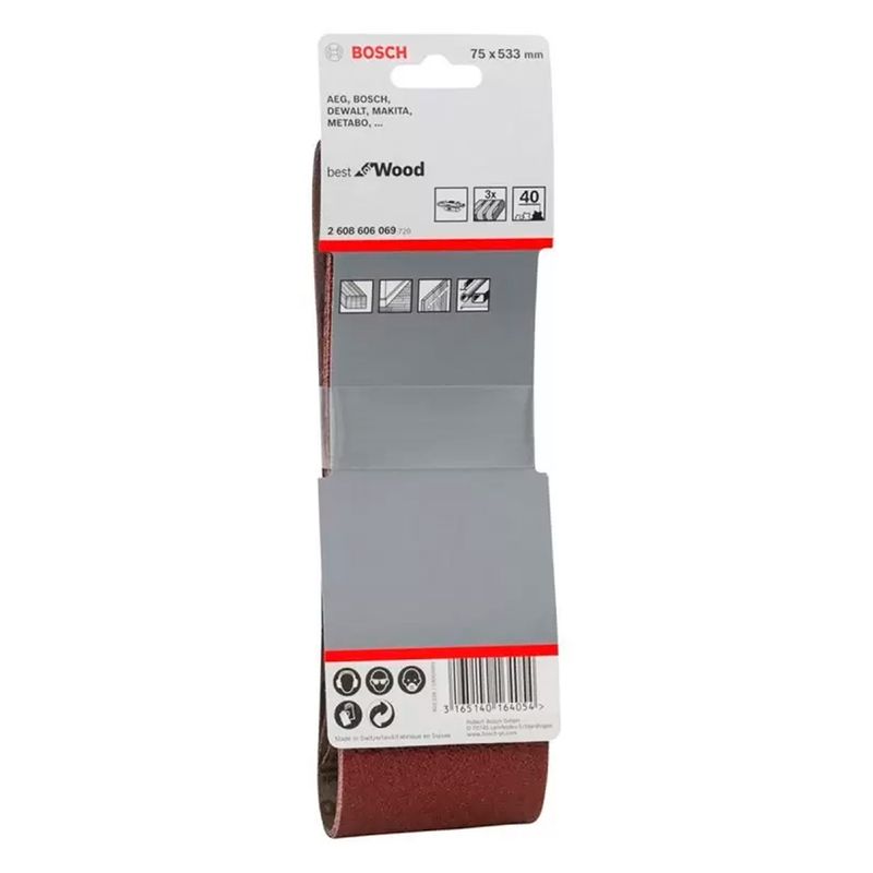 Lija-de-Banda-Bosch-3-X21--Gr-40-x3-Unidades-Best-for-Wood