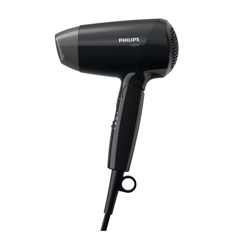 Secadora Philips de Cabello Plegable BHC010/10 Negro