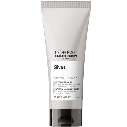 Acondicionador para Cabello Gris o con Canas LOreal Silver 200ml