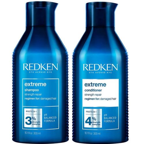 Shampoo Reparador 300ml + Acondicionador Redken Extreme