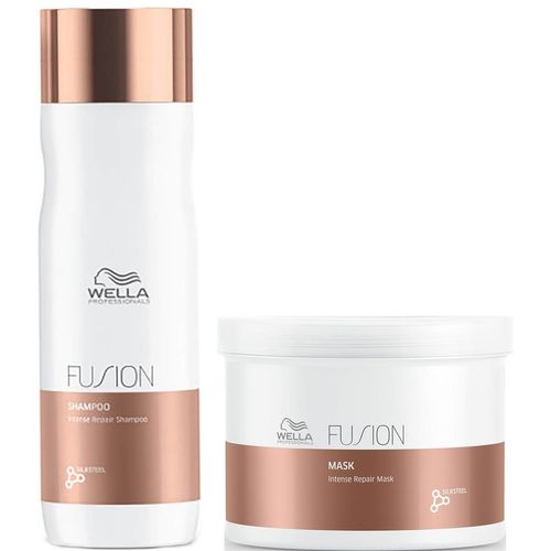 Shampoo Reparador 250ml + Mascarilla 500ml Wella Fusion