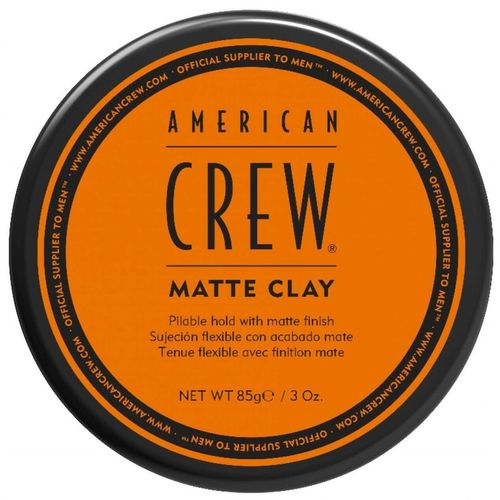 Cera Matte Clay Arcilla Mate Fijación Media-Alta American Crew Men 85gr