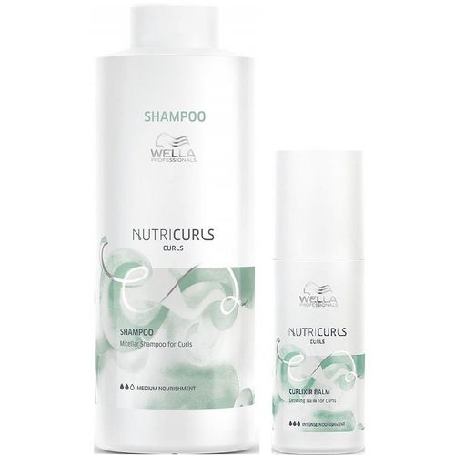 Shampoo para Rizos 1000ml + Bálsamo 150ml Wella Nutricurls