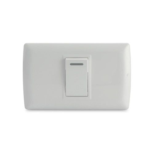 Conmutador Simple Blanco Basic