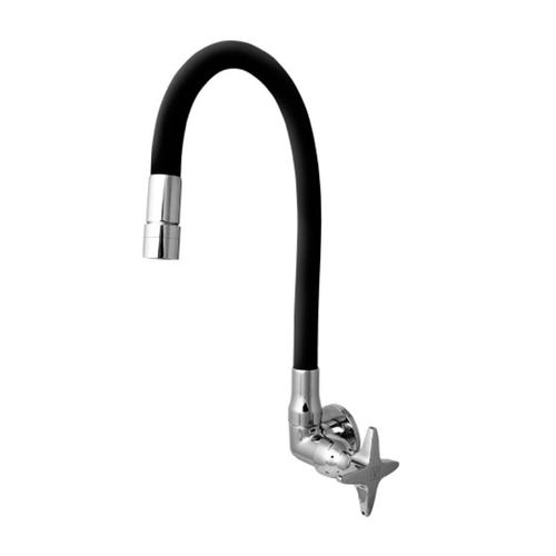 Llave lavadero flexible Negro Sestri