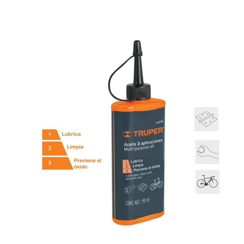 Aceite multiuso 3 en 1 90ml 