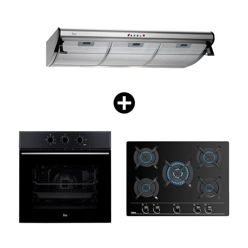 Tricombo Horno Teka HSB610 + Campana + Cocina