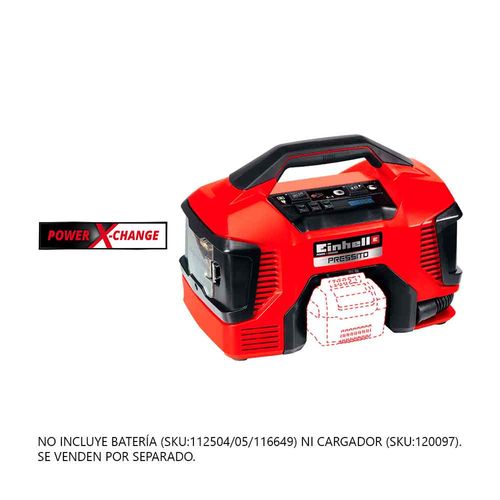 Compresor Híbrido Einhell PRESSITO 18V