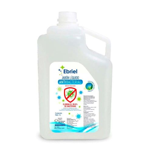 Jabón líquido antibacterial Ebriel 1 Gl