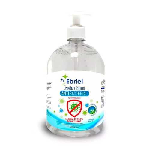 Jabón líquido antibacterial Ebriel 1 Lt