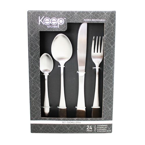 Set cubierto Silver 24 piezas