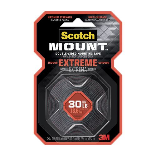 Cinta de doble contacto extrema 3M 25.4mm x 1.52m