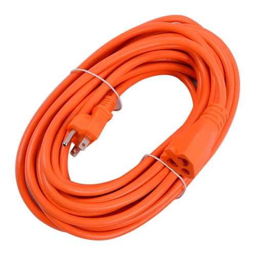 Extensión 1 toma tierra 3x16awg 10m Naranja