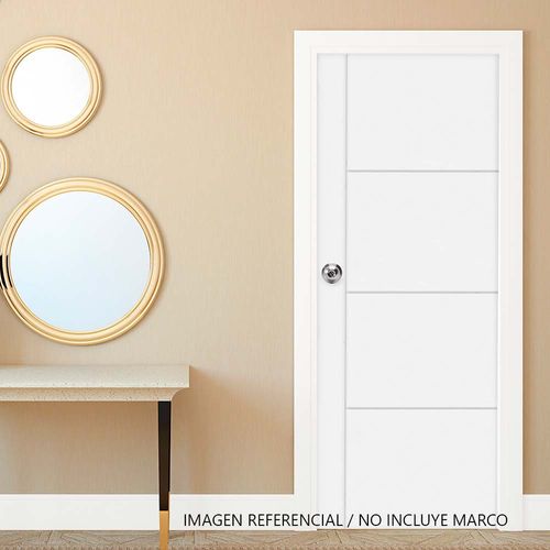 Puerta HDF Blanca Victoria 40x650x2070